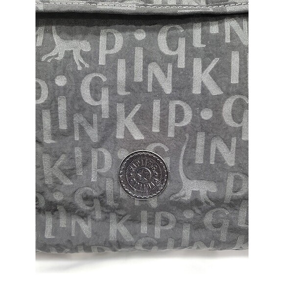 Kipling Nylon Messenger Bag Black 16x10x4 - Picture 2 of 12